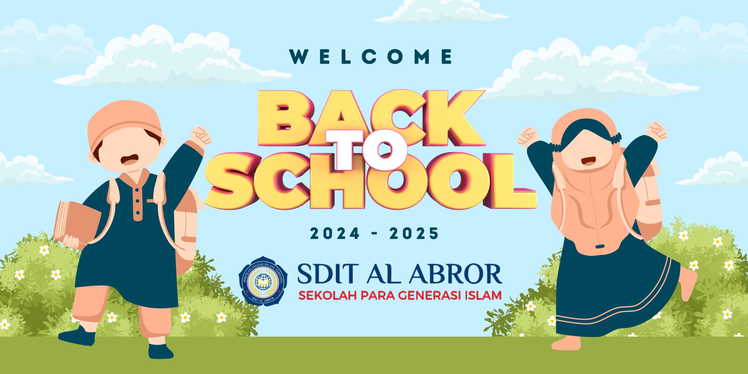 Colorful Welcome Back to School Banner